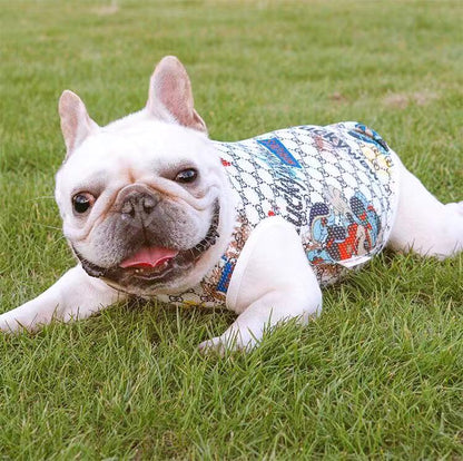 Dog Cartoon Cooling Mesh Shirt - Frenchiely