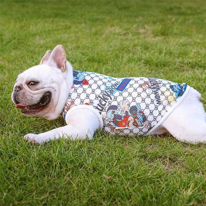 Dog Cartoon Cooling Mesh Shirt - Frenchiely