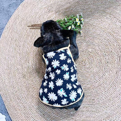 Dog Floral Shirt for Female Dogs - Frenchiely