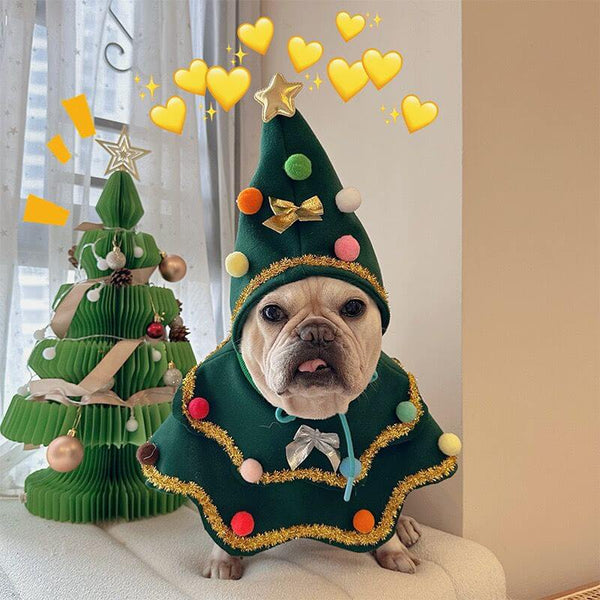 Handmade Luxury Dog Christmas Tree Costume – Frenchiely