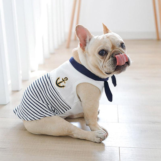 navy blue dog dress shirt for medium dogs - Frenchiely